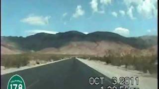 preview picture of video 'Shoeshone CA to Pahrump NV Time Lapse Drive.SENSATIONAL!'