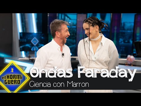 Lombrices con líquido: Rosalía sorprendida por las Ondas Faraday - El Hormiguero