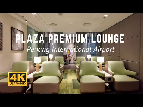 Plaza Premium Lounge recentemente renovado (partidas internacionais) no Aeroporto Internacional de Penang