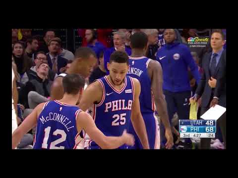 Ben Simmons Highlights vs Utah Jazz - Nov. 20, 2017