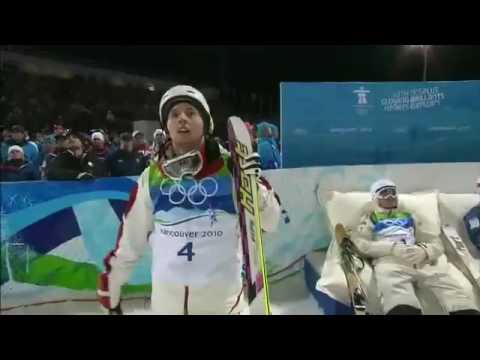 Alexandre Bilodeau Gold Medal Moment   Mens Moguls flv