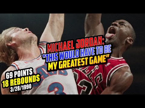 Michael Jordan Career High 69 Points vs Cavs HD Best Quality | March 28,1990