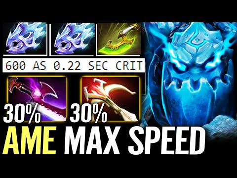 🔥 AME Tiny WTF 2x Moonshard + Swift Blink — 600AS 51% Crit Chance IMBA Sweeping Carry Dota 2 Pro