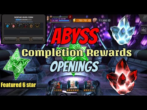 Abyss of Legends Completion Rewards Openings [Worst luck] - Marvel Contest of Champions