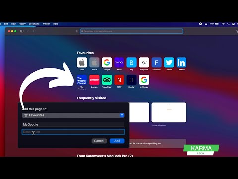 How to Add A Website / Link to Your Favorites on Mac