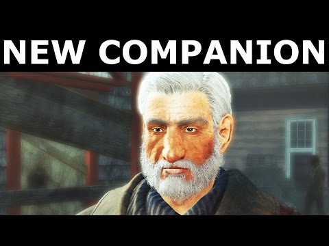 Fallout 4 Far Harbor - Meet a New Companion Old Longfellow - First Talk & Recruitment