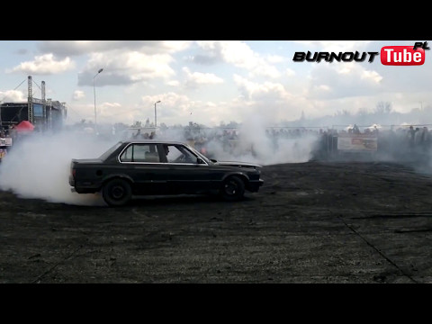 Palenie gumy BMW E30 320 "BATON" (4) - Majówka z BMW 2017 #107