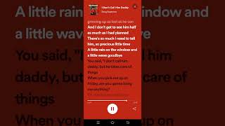 I don't Call Him Daddy Lyrics - Doug Supernaw