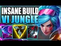 HOW TO PLAY VI JUNGLE & CARRY WITH THIS INSANE BUILD! - Best Build/Runes Guide - League of Legends