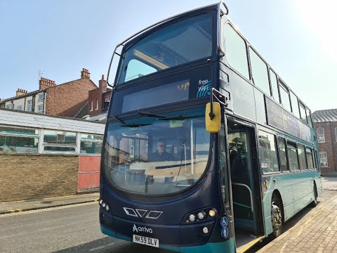 Arriva Northumbria Pulsar Gemini DB300 7603 Route X9 *THRASH*