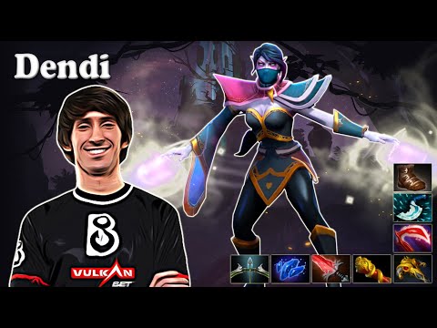 Dendi - Templar Assassin Midlane | Dota 2 7.29 Gameplay