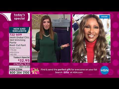 HSN | IMAN Global Chic Fashions 10.25.2020 - 06 AM