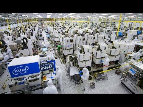 Inside der 20-Milliarden-Dollar-Chipfabrik von Intel in den USA