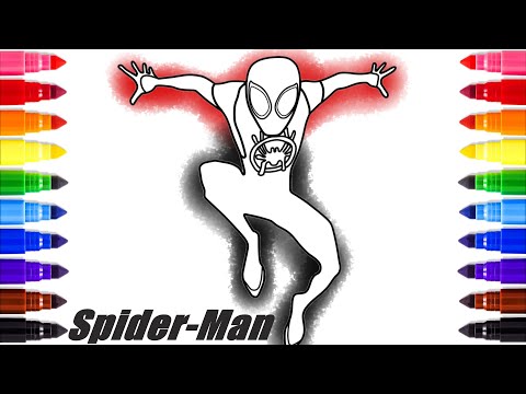 How To Color Spider-Man: Miles Morales Coloring Pages Adventure!