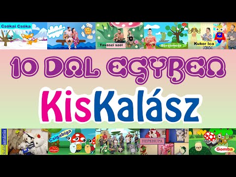 Kiskalász - GYEREKDALOK EGYBEFŰZVE II 30perc animáció,#gyerekdalok