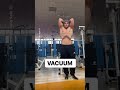 VACUUM #vacuum #gym #bodybuilding #posing