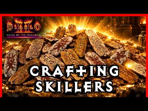 Crafting Skillers with over 500 Perfect Gems - Diablo 2 Resurrected