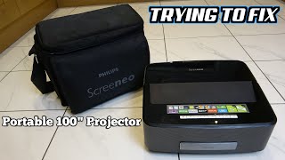 Trying to FIX a BROKEN 100" Philips PROJECTOR - Philips Screeneo HDP1690