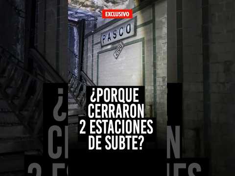 ¿Por qué cerraron las estaciones Pasco y Alberti del subte? #altomisterio