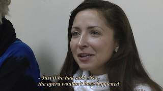 Александра Чернышова. Опера «Поэт и дочь Бишопа». Репетиция.