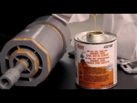 Oatey® Orange Lava CPVC Hot Cut In Cement