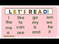 READING SIMPLE WORDS FOR GRADE 2 LEARN TO READ SIGHT WORDS NEW SIGHT WORDS FOR GRADE 2 NRP