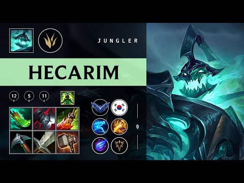 Hecarim Jungle vs Lee Sin - KR Diamond Patch 26.02