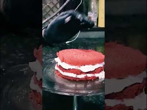 Red velvet cake...                                            #birthdaycake #cakedesign #cakes