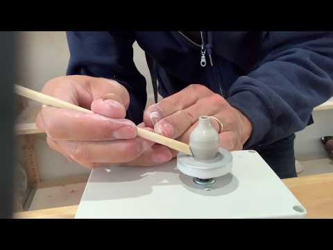 Mini Pottery Wheel kit how to use all the tools