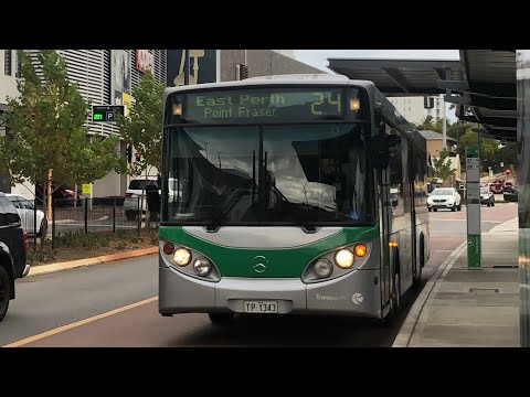 [Luck Upon!] Transperth Bus Route No. 24 (TP1343) Claremont Station to Point Fraser