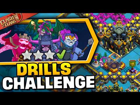 Easily 3 Star Drills and Spills Challenge (Clash of Clans)