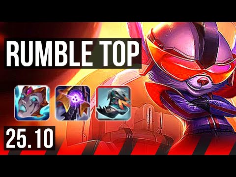 RUMBLE vs CHO'GATH (TOP) | 56k DMG, 67% winrate | EUW Diamond | 25.10
