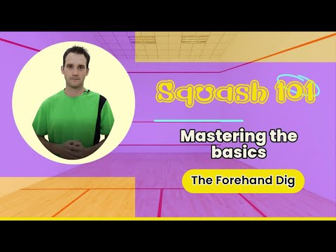 How to get the ball out of the back corners in Squash for beginners.