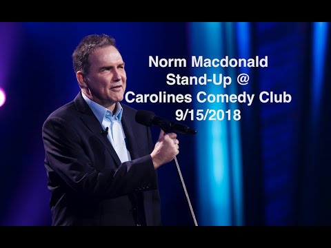 Norm Macdonald Live In New York City - 9/15/2018
