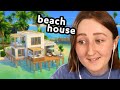 i built a honeymoon beach house in the sims