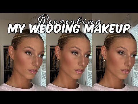 HOW I DID MY OWN WEDDING MAKEUP | Glowy bridal makeup tutorial!
