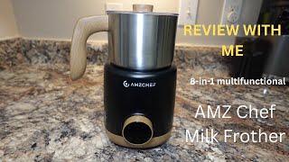 Testing the AMZ Chef Milk Frother | Easy Café-Style Coffee at Home ☕ | Life with India