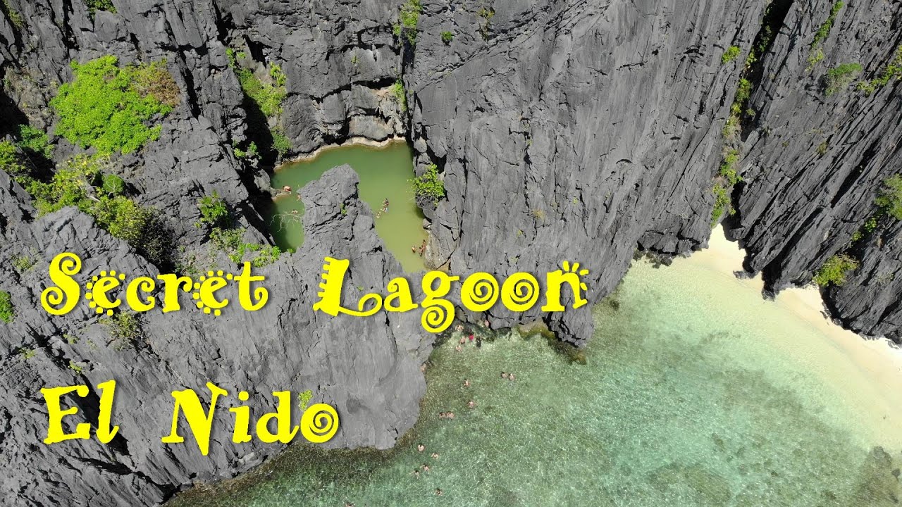 Discover the captivating aerial panorama of Secret Lagoon.