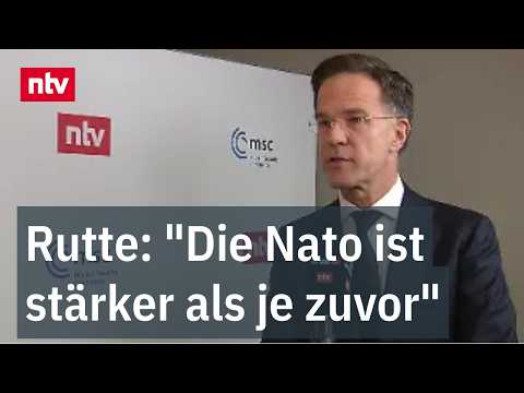 Rutte: "Die Nato ist stärker als je zuvor" - Generalsekretär lobt Deutschland | ntv