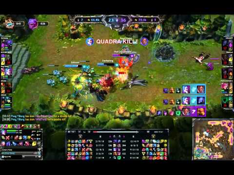 Doublelift Gets A Penta Kill with Jinx Against WildTurtle