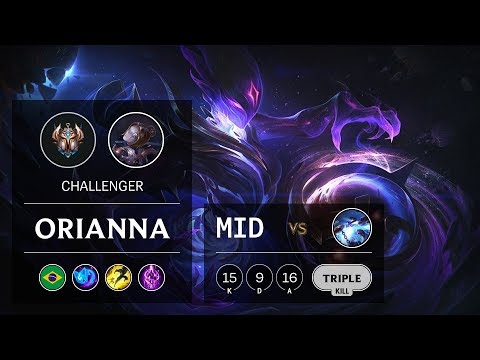 Orianna Mid vs Xerath - BR Challenger Patch 9.24