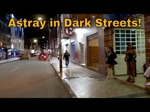 Santa Fe's Dark Streets Lead Me Astray, Wrong Route in Bogota Colombia