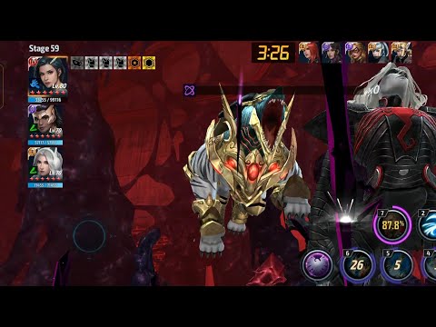 Blue dragon vs Knull stage 59 in 100 seconds Marvel Future Fight #histromorphic #mff #bluedragon