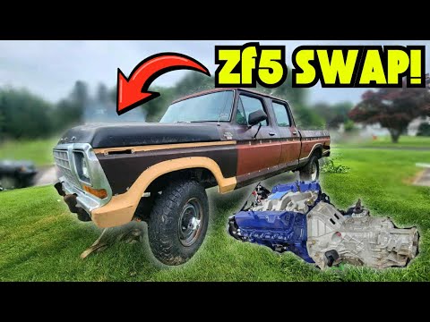 Huge Upgrade! Swapping a ZF5 Transmission into a 70s Ford Truck!