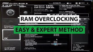 How to Overclock RAM in any MSI Motherboard [Hindi]