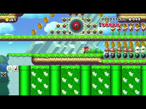 最後まで諦めずに走ろう! 難しくて長い！ 90秒スピードラン! by スピランりょうたくん - SUPER MARIO MAKER - NO COMMENTARY 1bh