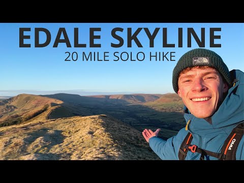 EDALE SKYLINE - 20 Mile Solo Hike - Peak District