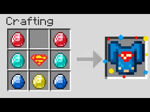 Craft SUPERHERO armor in Minecraft UHC!