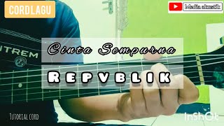 Download lagu Tutorial Kunci Gitar Lagu Cinta Sempurna | Repvblik mp3