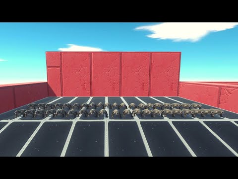 Impossible Maze - 40x Komodo Dragon ARBS | Animal Revolt Battle Simulator